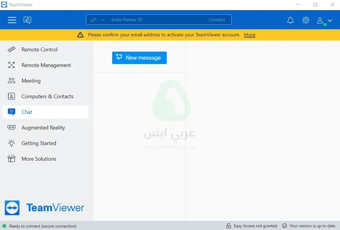ارسالة رسالة تاكيد حساب تيم فيور