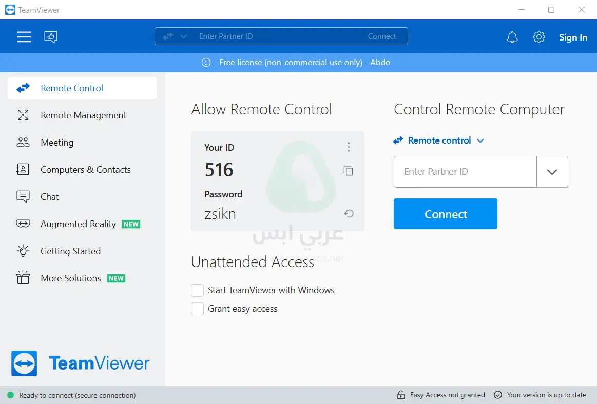 تيم فيور للكمبيوتر Team Viewer PC