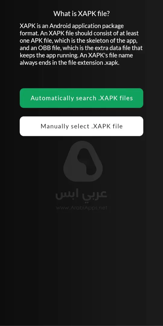 تطبيق تثبيت ملفات XAPK