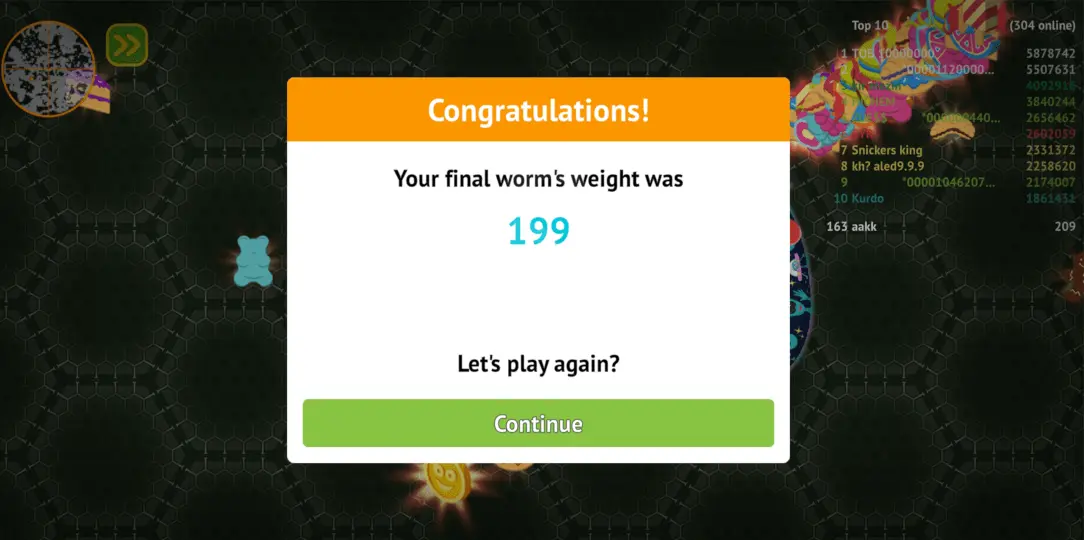 لعبة الدودة للموبايل