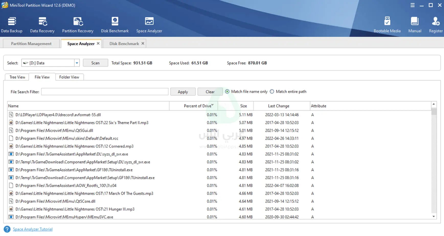 MiniTool Partition Wizard