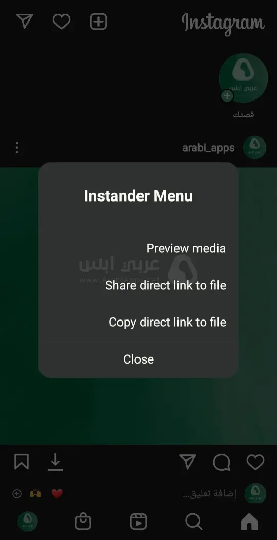 تحميل تطبيق Instander
