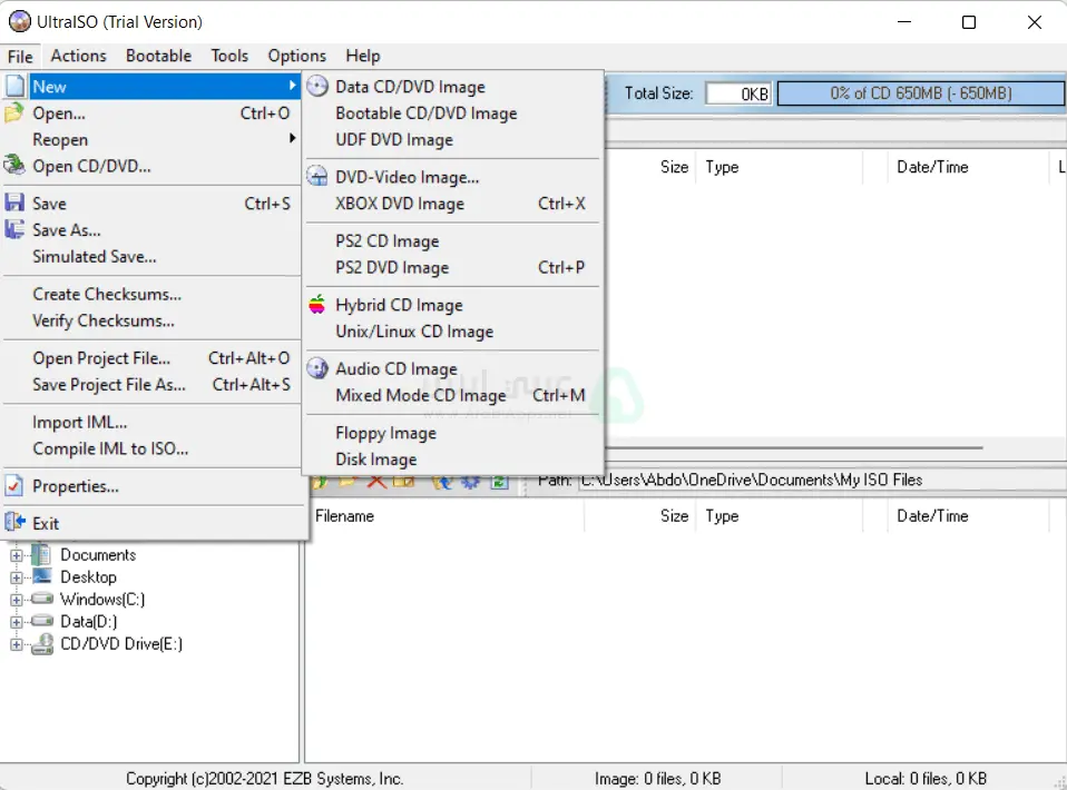 برنامج UltraISO