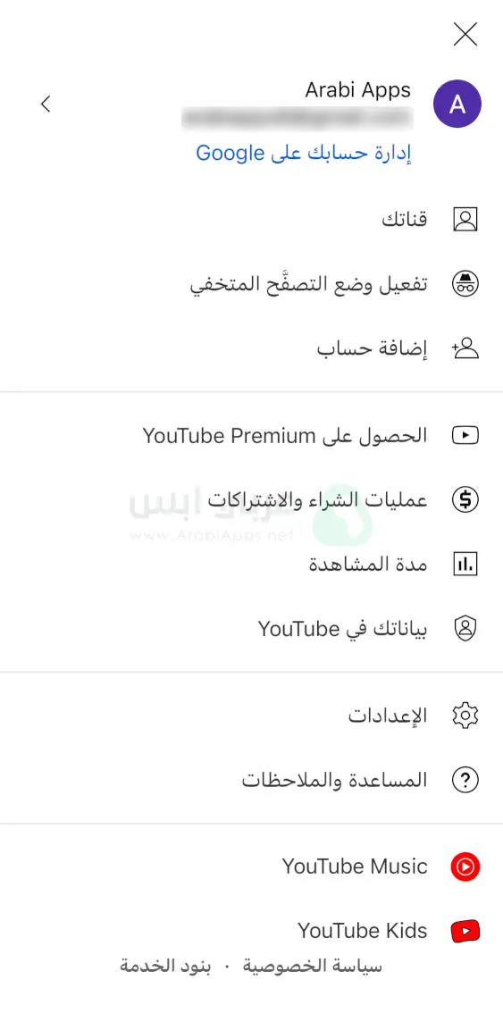 YouTube iOS