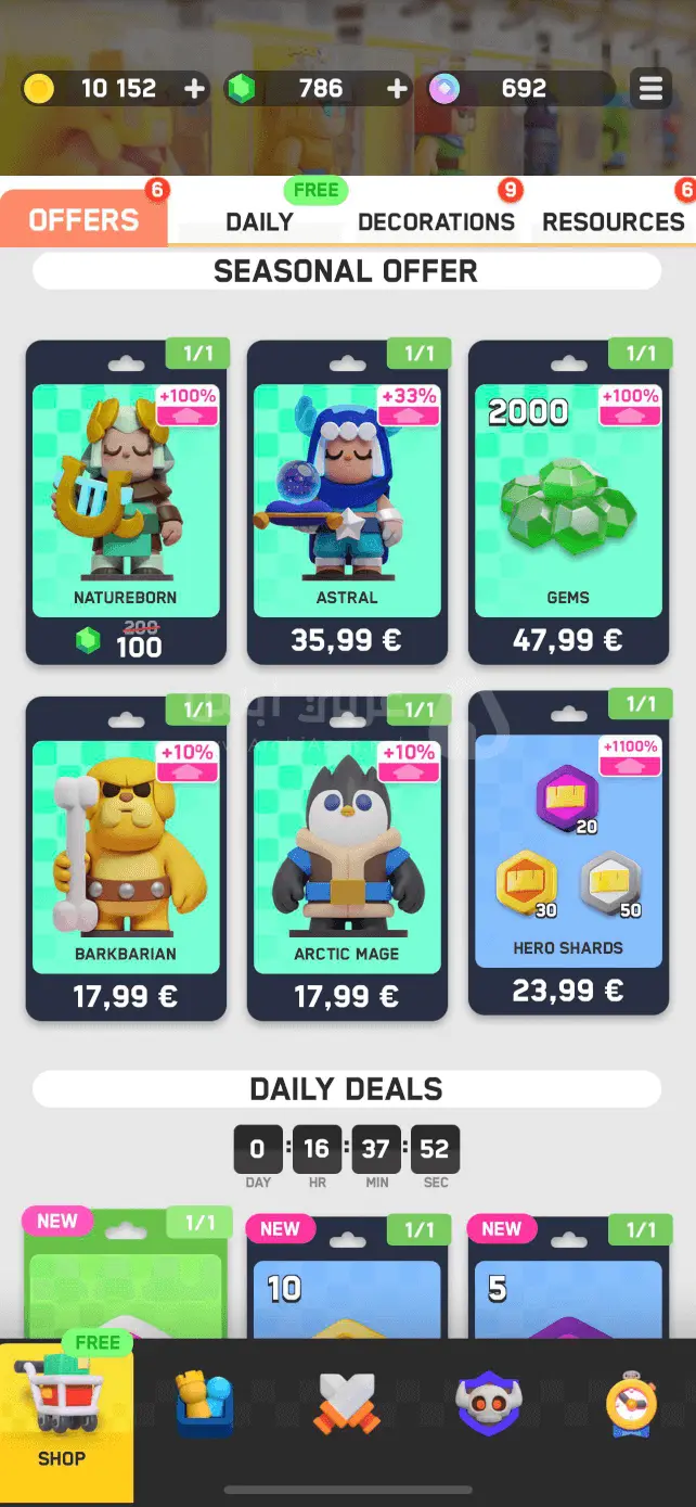 لعبة كلاش ميني