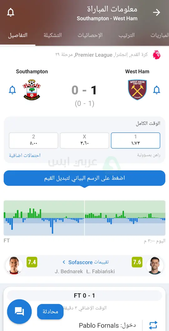 سوفا سكور للاندرويد