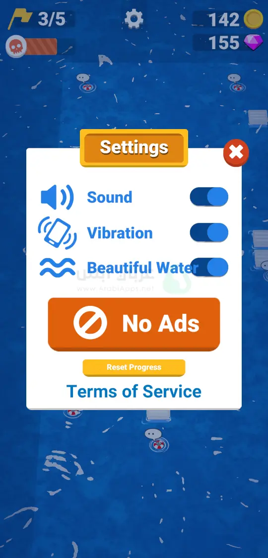 لعبة حرب القوارب APK