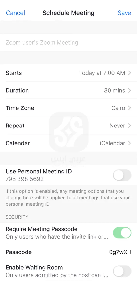 تحميل زوم للايفون