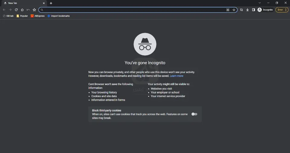 سنت براوزر للكمبيوتر