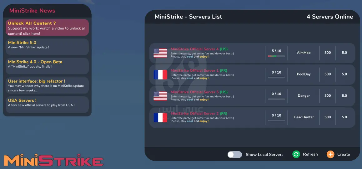 ميني سترايك MiniStrike