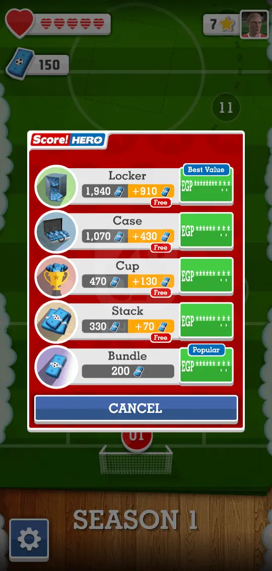 تنزيل لعبة سكور هيرو