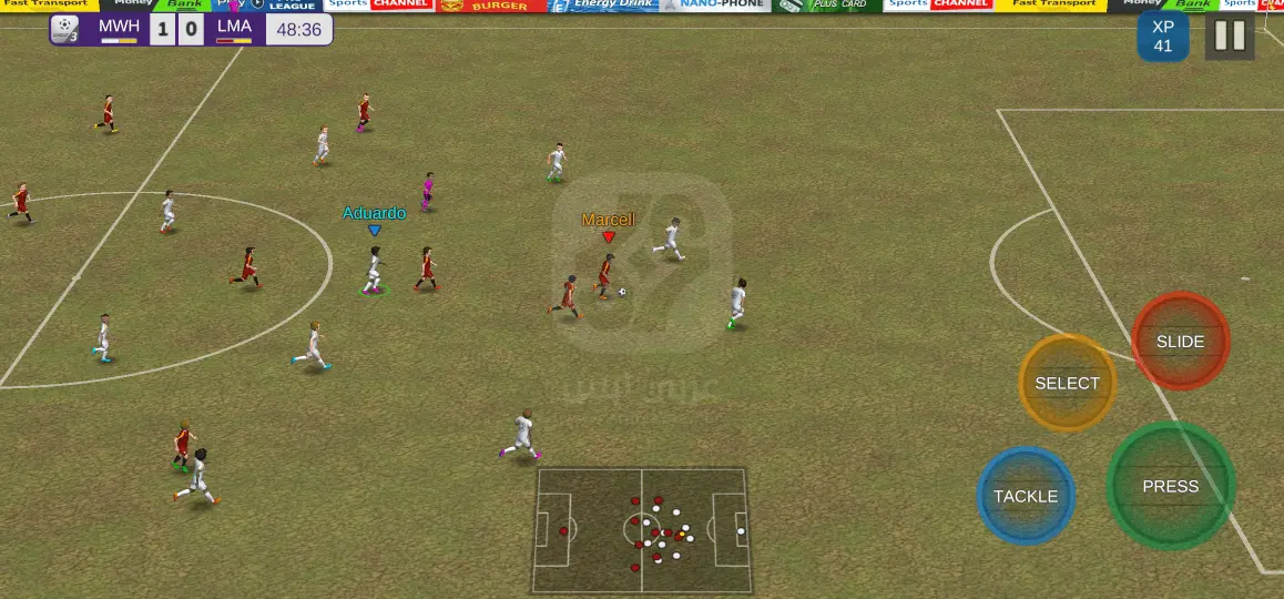 لعبة برو ليج سوكر