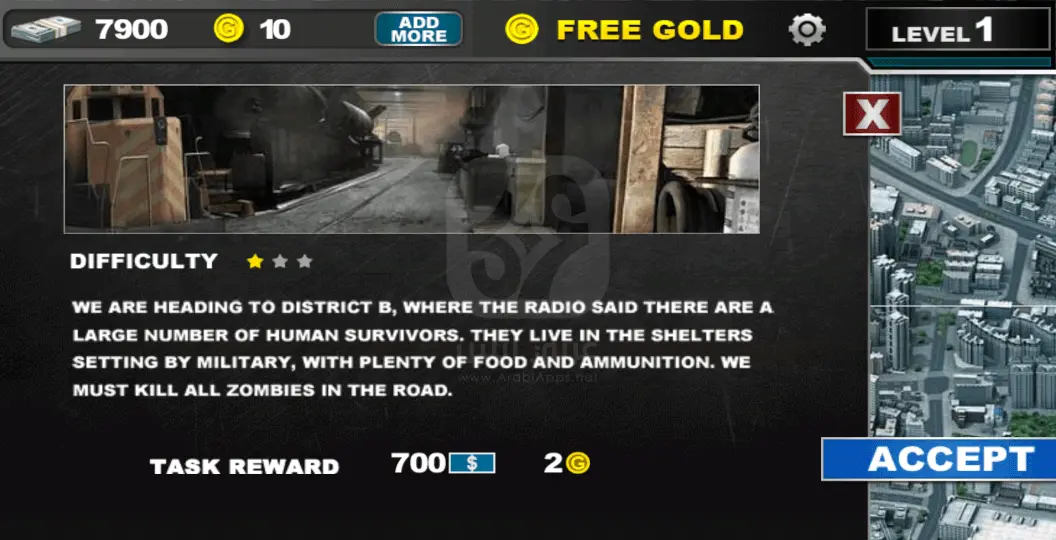 لعبة زومبي فرونتير 1