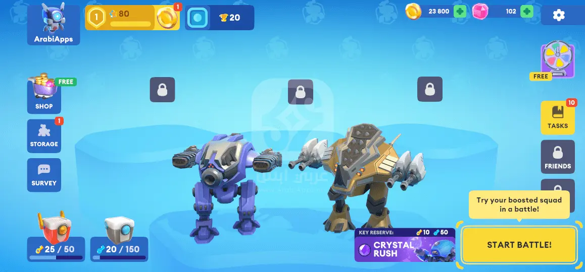 تحميل لعبة Little Big Robots