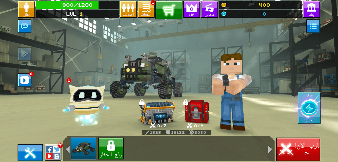 لعبة Blocky Cars