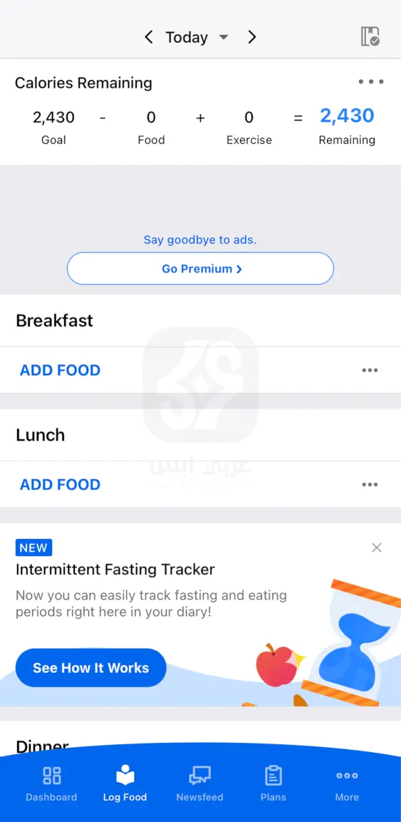 MyFitnessPal iOS
