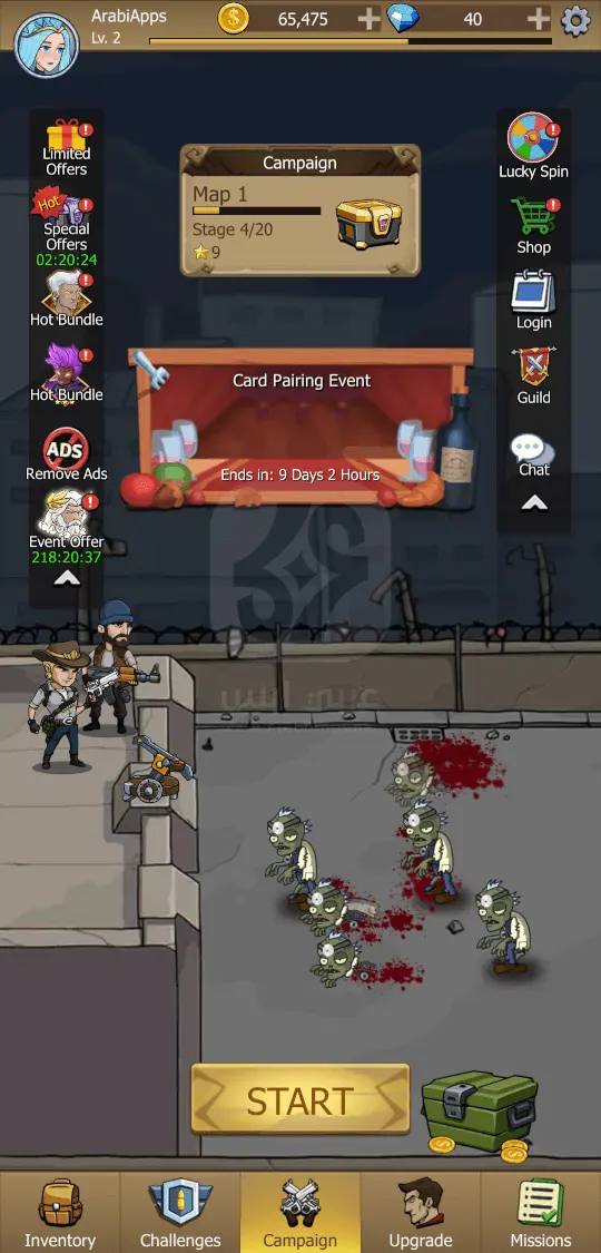 Zombie War Idle Defense