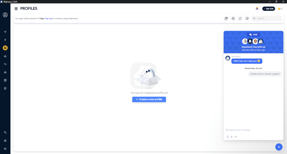 تحميل برنامج Hidemyacc للكمبيوتر