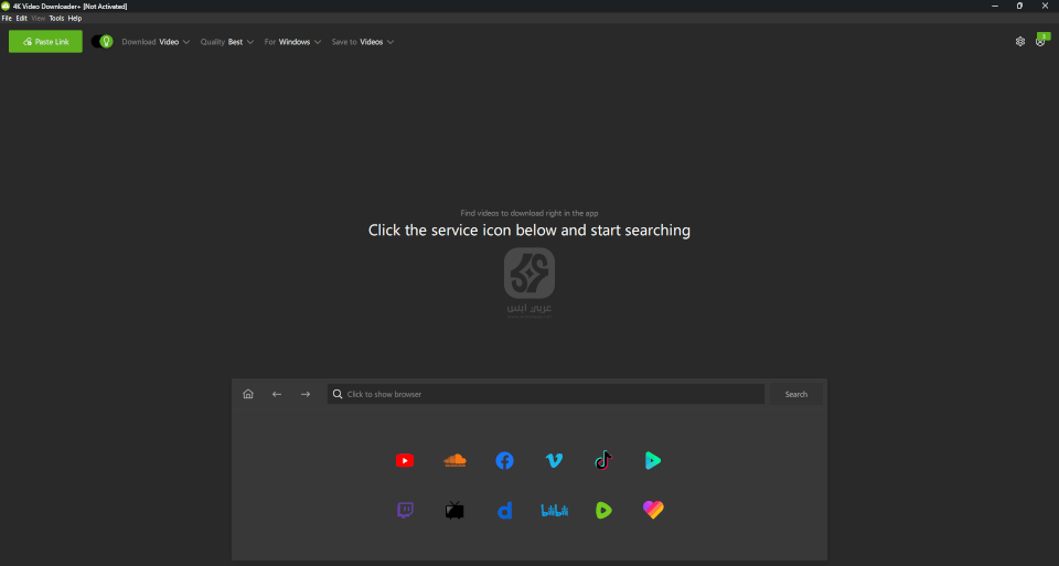 برنامج 4K Video Downloader