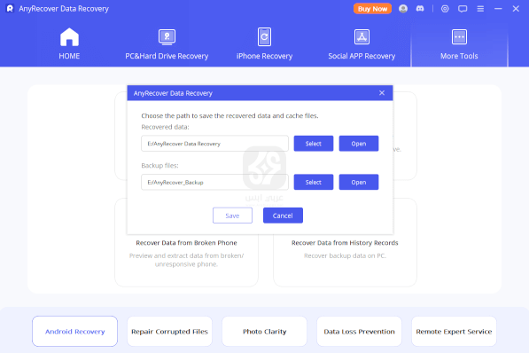 تحميل AnyRecover 2024 للكمبيوتر