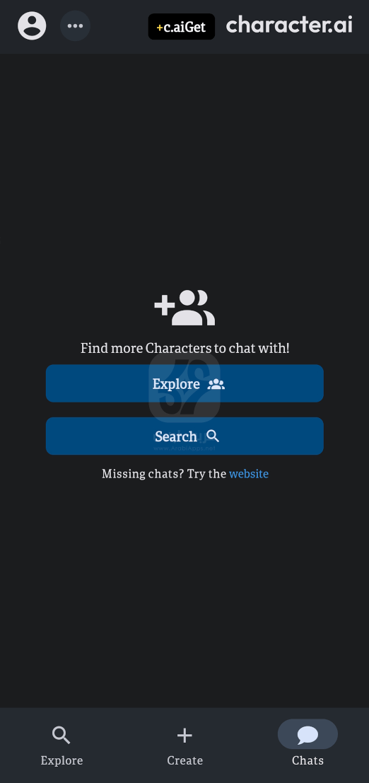 تطبيق Character AI