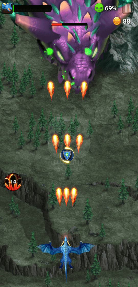 تنزيل لعبة Dragon shooter