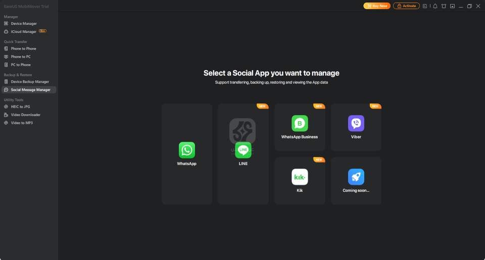 تحميل برنامج EaseUS MobiMover 2024 للكمبيوتر