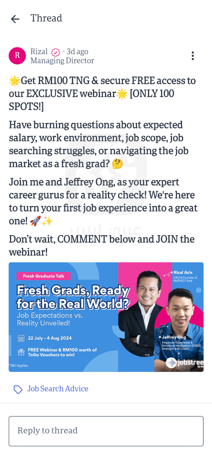 تطبيق Jobstreet APK