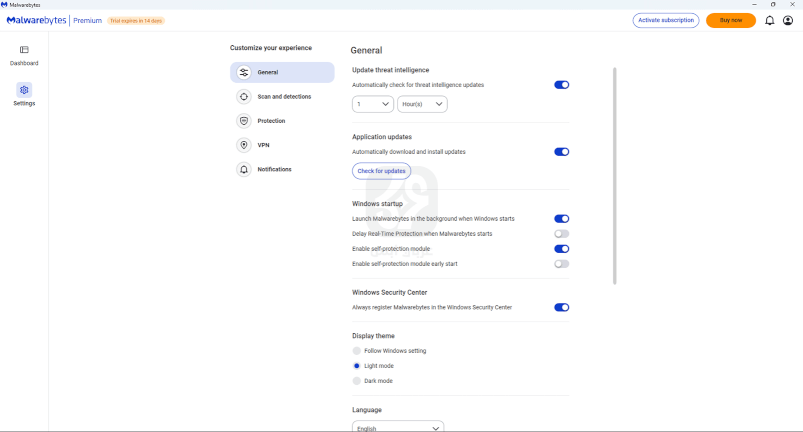 Malwarebytes للكمبيوتر