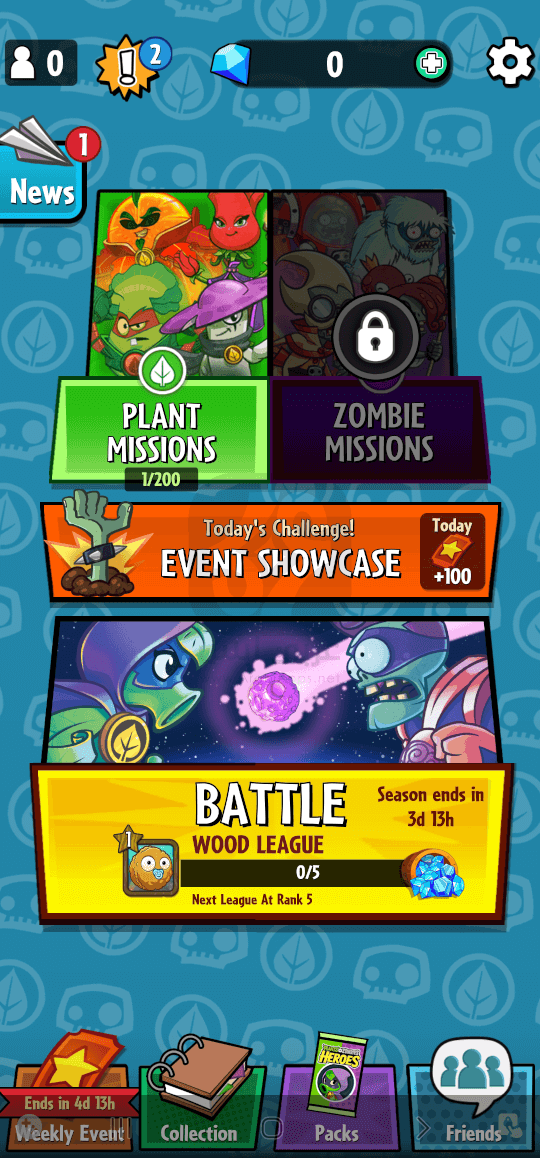 لعبة Plants vs Zombies Heroes