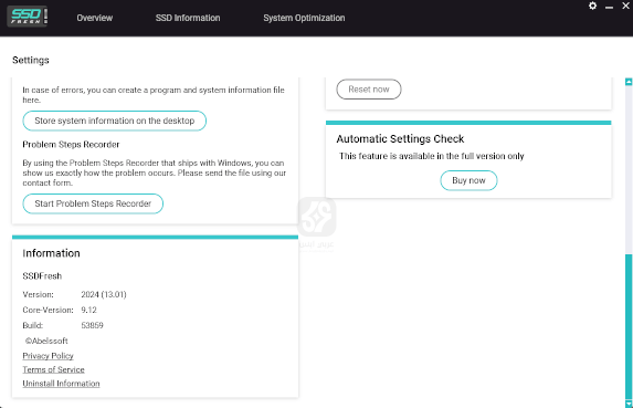 تنزيل برنامج SSD Fresh 2024 للكمبيوتر