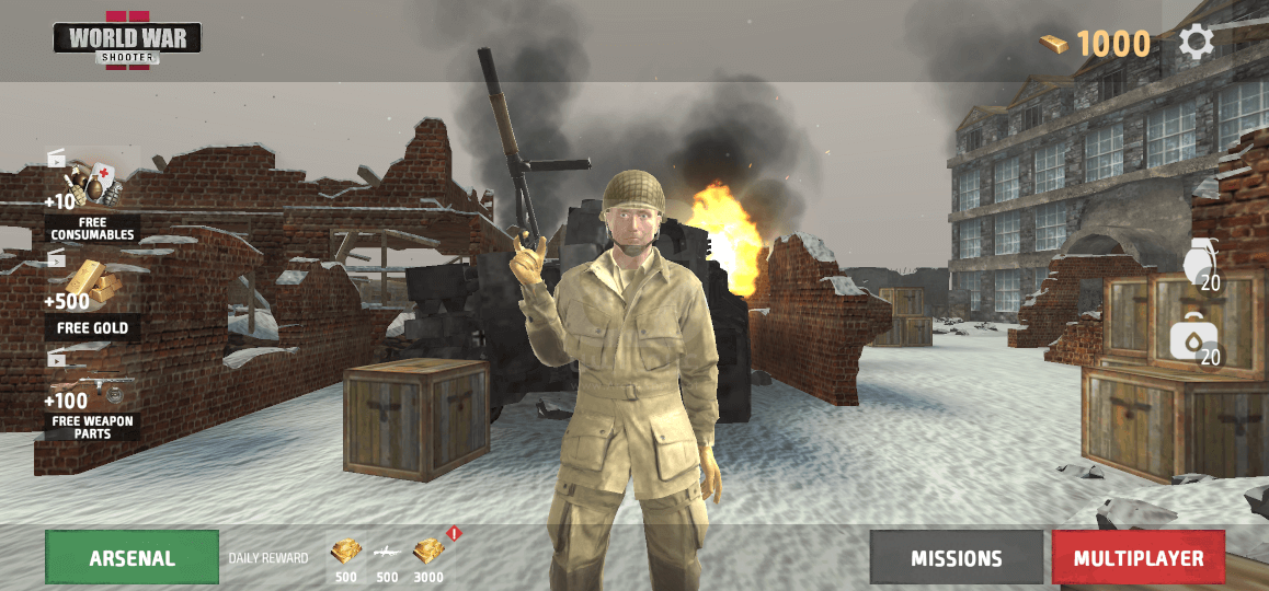 لعبة World War 2 Shooter