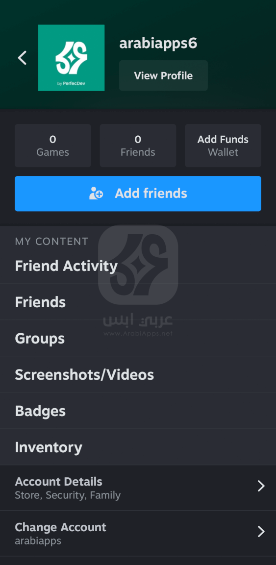 تطبيق Steam للايفون