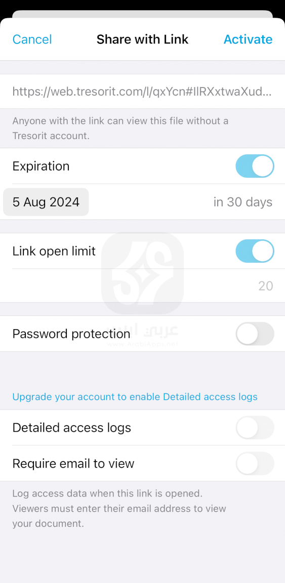 تنزيل تطبيق Tresorit للايفون
